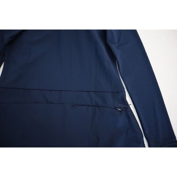 adidas HS8959 Women's Sz M Collegiate Navy Blue L/S Golf Dress w/Shorts - Picture 10 of 16